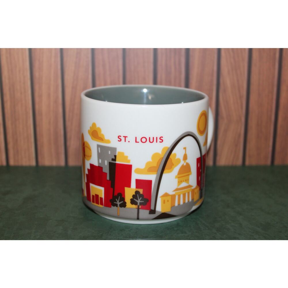 Starbucks St Louis You Are Here Collection YAH 14oz Coffee Mug EUC